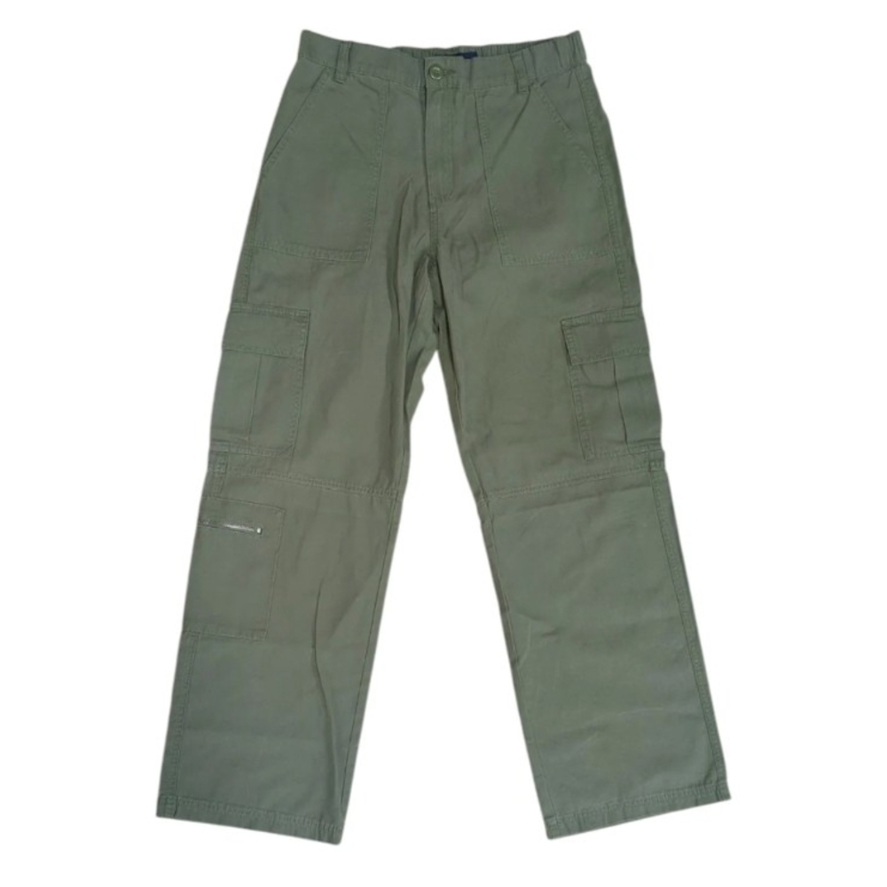 Aeropostale Women's Relaxed Fit Mid Rise Straight Leg Utility Cargo Pant
